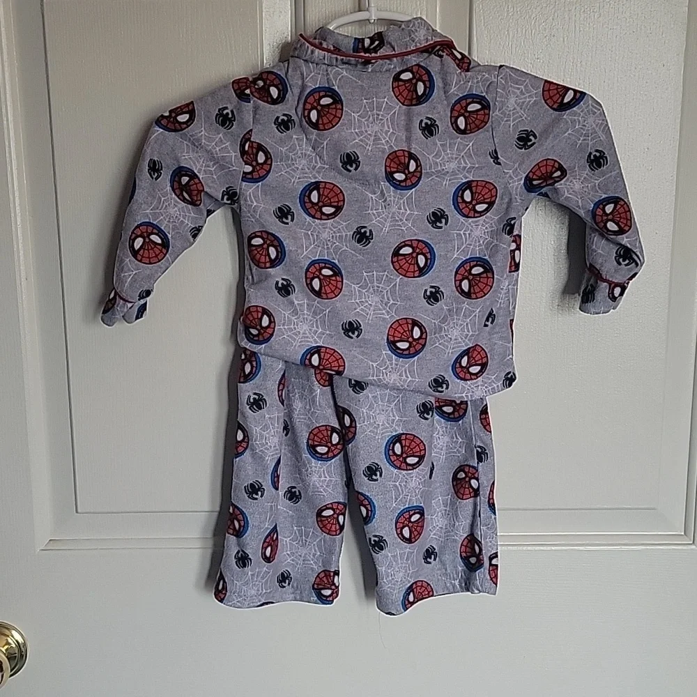 Marvel, boys Spider-Man pajamas 2 piece set, 2T